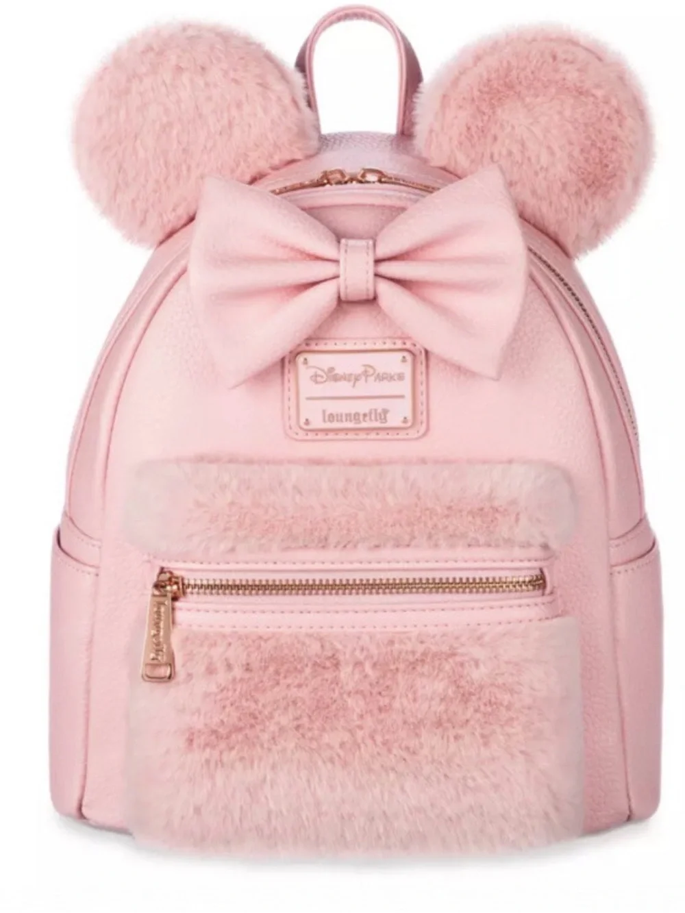 Disney Parks x Loungefly Pink Minnie Ear mini Backpack